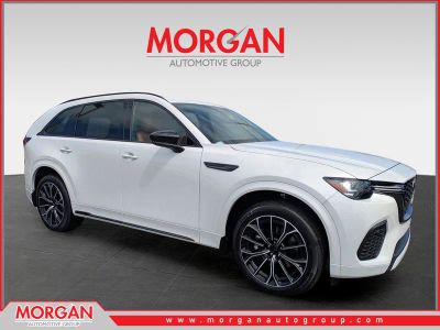 2026 Mazda CX-70 3.3 Turbo S Premium Plus in White — front three-quarter view