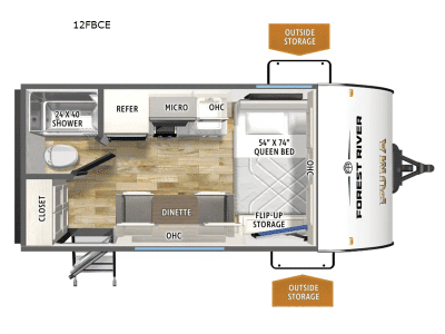 2027 Forest River RV Puma Camping Edition — side profile view