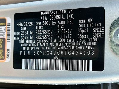 2026 Kia Sorento — photo 30 view