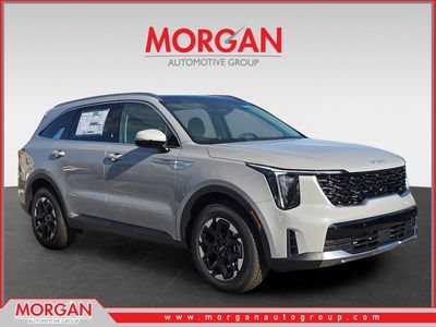 2026 Kia Sorento S in Wolf Gray — front three-quarter view
