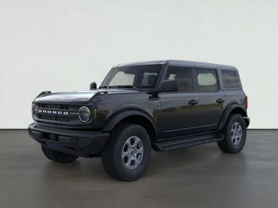 2026 Ford Bronco Big Bend in Shadow Black — front three-quarter view