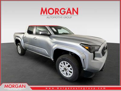 2026 Toyota Tacoma 4WD SR5 in Celestial Silver Metallic — front three-quarter view