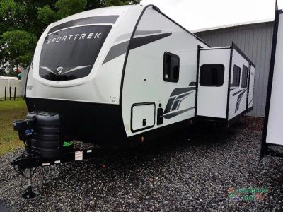 2026 Venture RV SportTrek — rear three-quarter view
