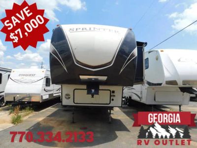 2017 Keystone Sprinter Wide Body 298FWRLS — front three-quarter view
