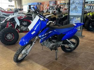 2026 Yamaha TT-R110E — front three-quarter view