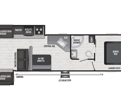 2020 Keystone RV Hideout — front three-quarter view