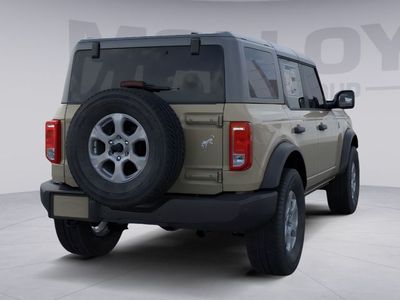2026 Ford Bronco Big Bend in Desert Sand — front three-quarter view