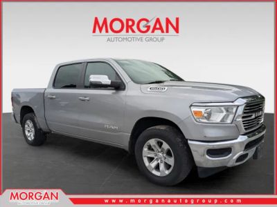 2024 Ram 1500 Laramie in Silver — front three-quarter view