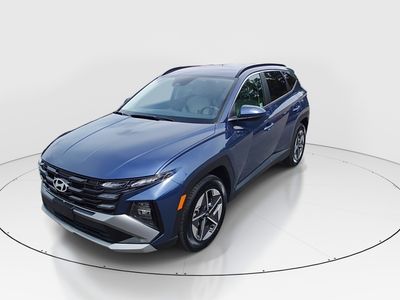 2025 Hyundai Tucson — rear three-quarter view
