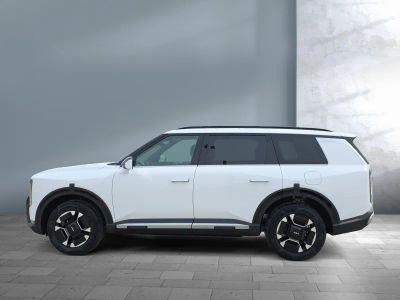 2027 Kia Telluride Hybrid — rear three-quarter view