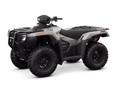 2025 Honda® FourTrax Rubicon 700 4x4 Automatic Matte Silver Metallic — front three-quarter view