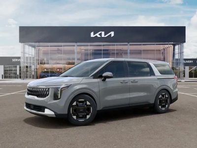2026 Kia Carnival — rear three-quarter view