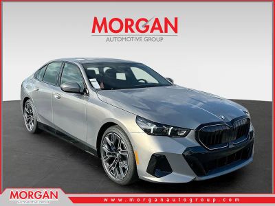 2026 BMW 5 Series 530i in Gray — front three-quarter view