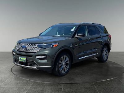 2022 Ford Explorer — rear three-quarter view