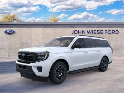 2026 Ford Expedition Max ACTIVE 4X4 in Star White Metallic Tri-Coat — front three-quarter view