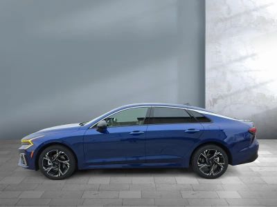 2026 Kia K5 — rear three-quarter view