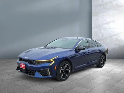 2026 Kia K5 — front three-quarter view