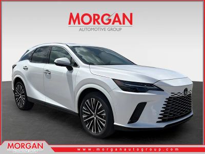2026 Lexus RX 350 Premium+ in White — front three-quarter view