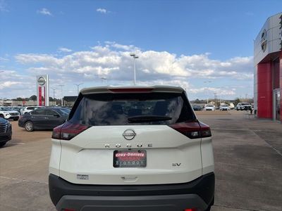 2023 Nissan Rogue — rear three-quarter view