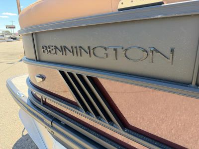2026 Bennington 22 MFB — engine compartment view