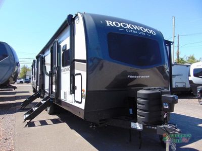 2026 Forest River RV Rockwood Ultra Lite — front three-quarter view