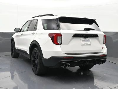 2022 Ford Explorer — rear three-quarter view