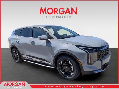 2026 Kia Sportage EX in Wolf Gray — front three-quarter view