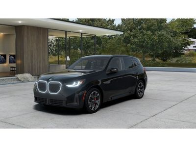 2026 BMW X3 30 xDrive in Black Sapphire Metallic — front three-quarter view