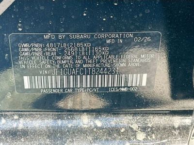 2026 Subaru Impreza — photo 27 view