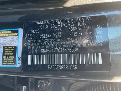 2026 Kia K5 — photo 24 view