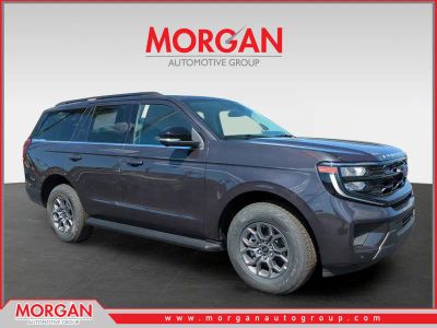 2026 Ford Expedition Active in Gray — front three-quarter view