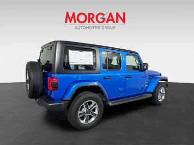 2022 Jeep Wrangler — rear three-quarter view