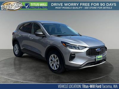 2024 Ford Escape Active in Silver Metallic — front three-quarter view