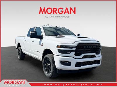 2026 Ram 2500 Laramie in White — front three-quarter view