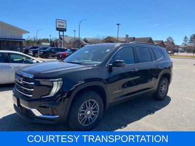 2026 GMC Acadia Elevation in Ebony Twilight Metallic — front three-quarter view