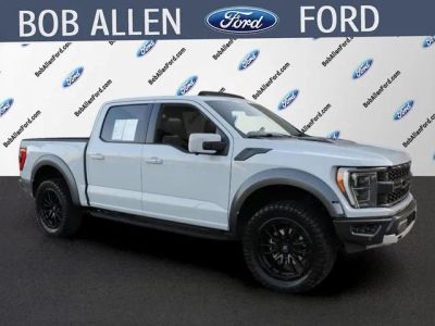 2023 Ford F-150 Raptor in Avalanche — front three-quarter view