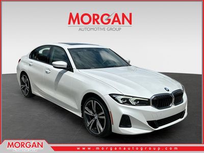 2023 BMW 3 Series 330i in White — front three-quarter view