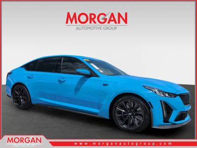 2023 Cadillac CT5 V-Series in Blue — front three-quarter view