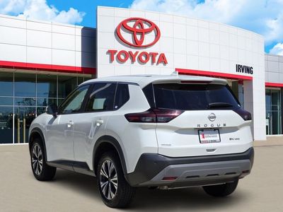 2023 Nissan Rogue — rear three-quarter view