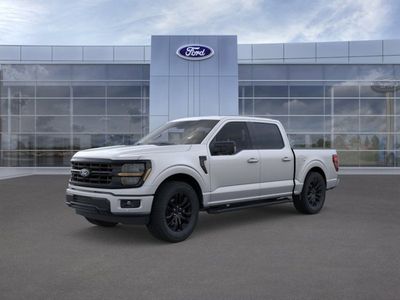 2026 Ford F-150 in Iconic Silver — front three-quarter view
