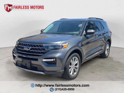 2020 Ford Explorer XLT AWD 4dr SUV in Magnetic — front three-quarter view