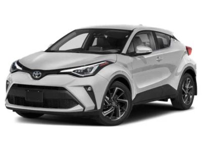 2021 Toyota C-HR LE in Gray — front three-quarter view