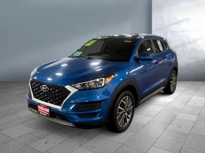 2020 Hyundai Tucson — front three-quarter view