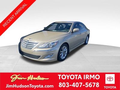2012 Hyundai Genesis 3.8 — front three-quarter view