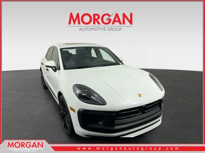 2024 Porsche Macan GTS in Carrara White Metallic — front three-quarter view