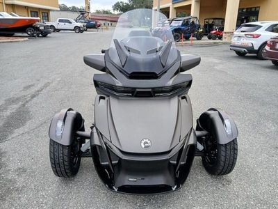 2026 Can-Am Spyder RT Limited Dark in BLK — front three-quarter view