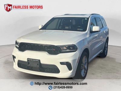 2021 Dodge Durango GT Plus AWD 4dr SUV in White Knuckle Clear Coat — front three-quarter view