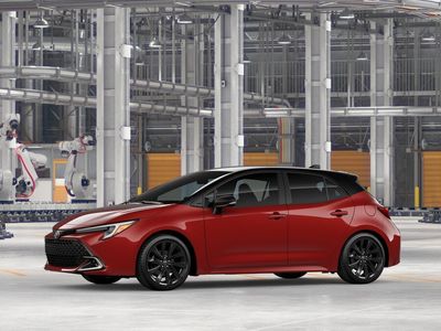 2026 Toyota Corolla Hatchback — rear three-quarter view