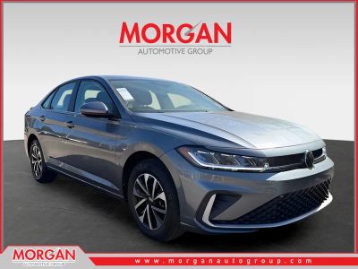2026 Volkswagen Jetta 1.5T S in Silver — front three-quarter view