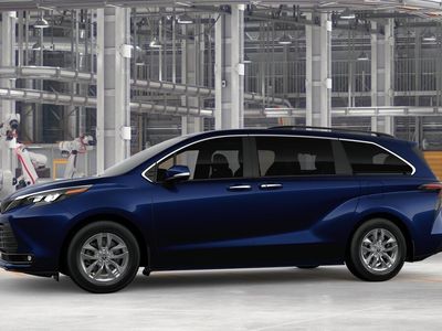 2026 Toyota Sienna — rear three-quarter view